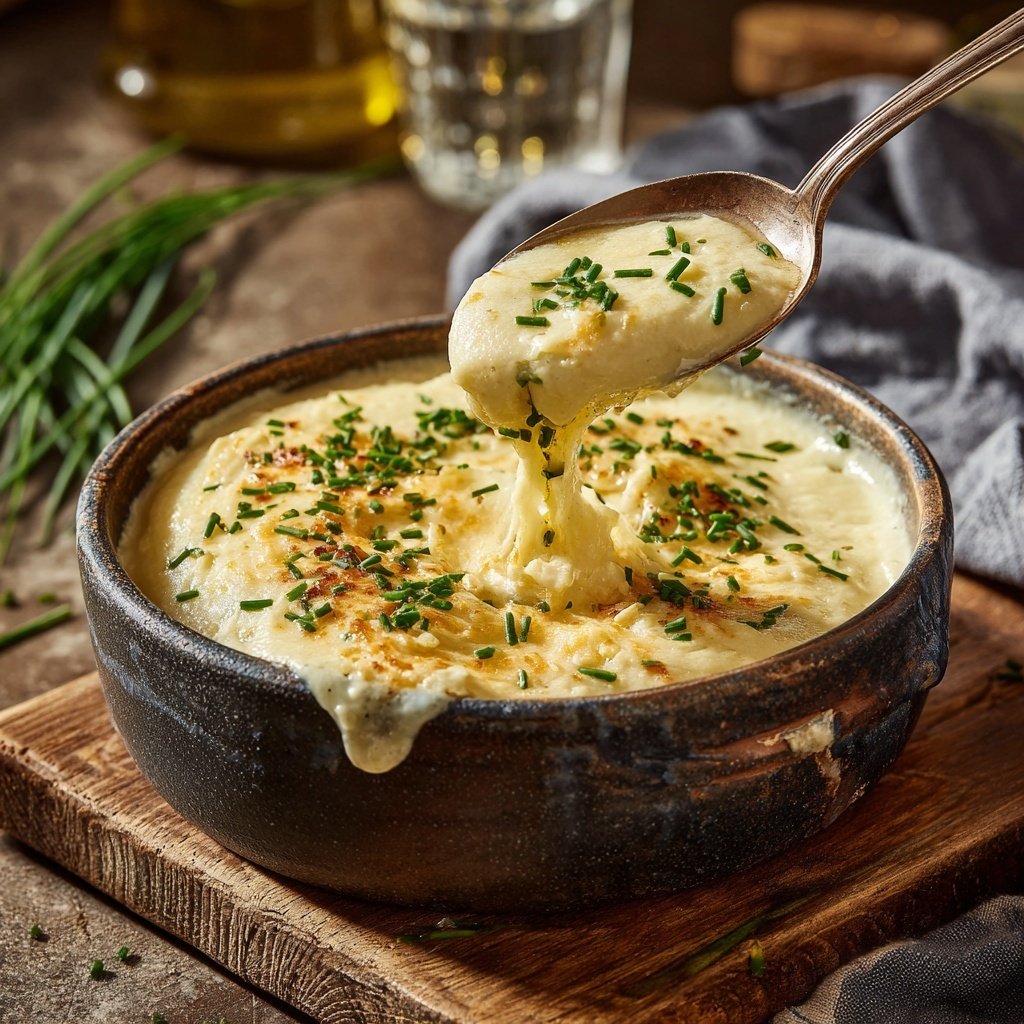 Cremige Blumenkohl-Käse-Suppe
