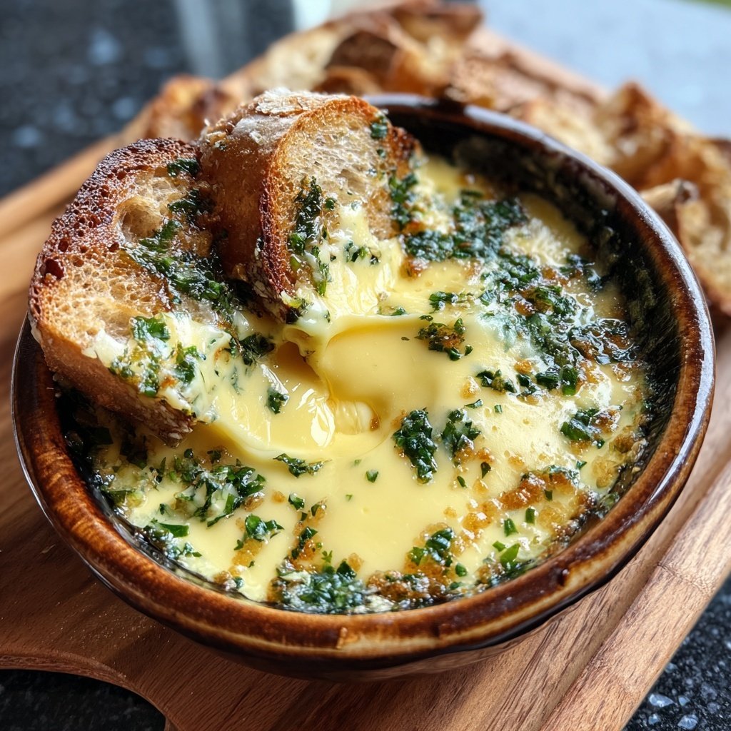 Fondue Beilage hausgemachte Kräuterbutter