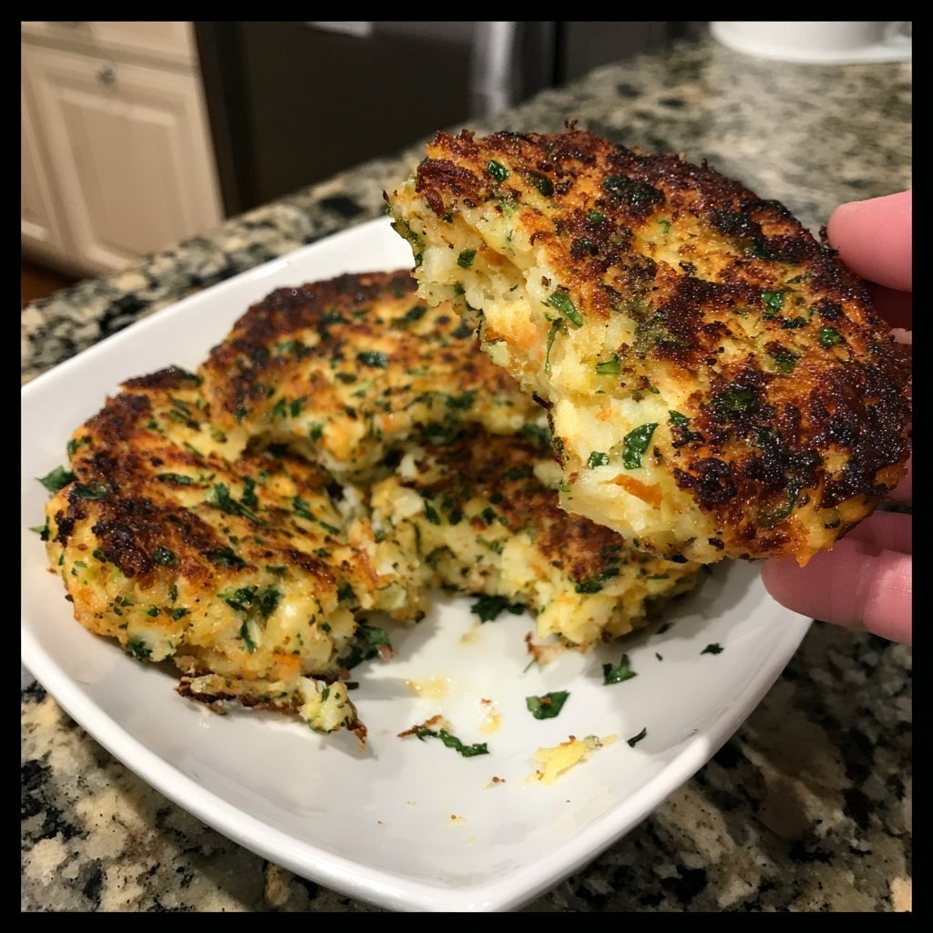 Knusprige Lachs-Kartoffelpuffer