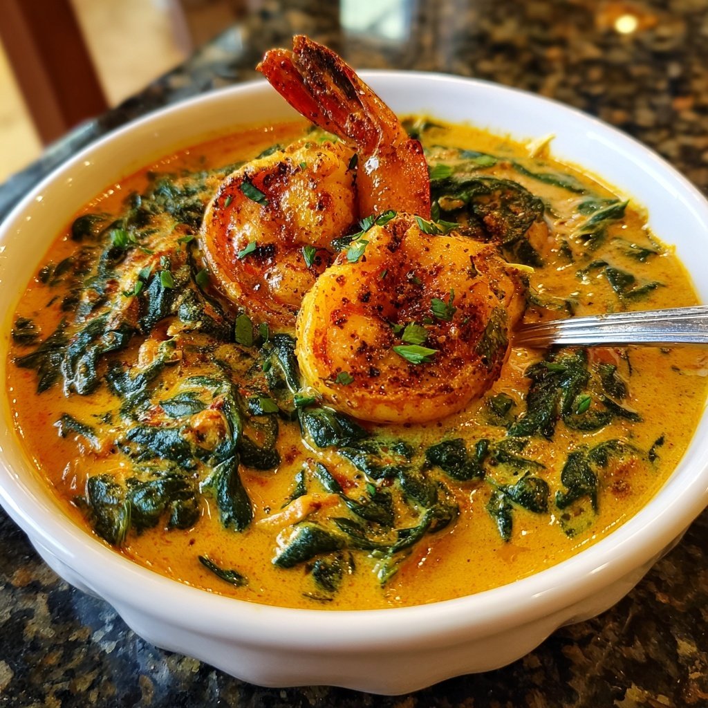 Hohes Protein Garnelen Curry