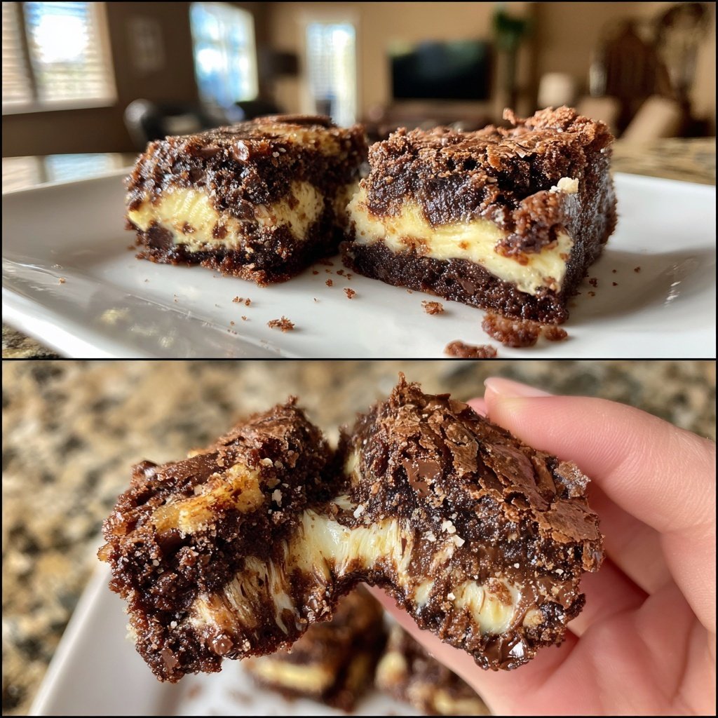 Zartschmelzende Topfen Brownies