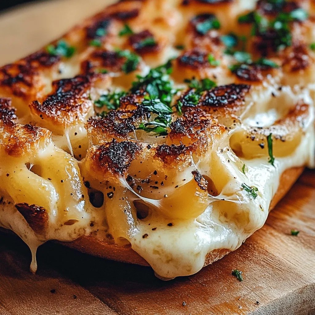 Französische Zwiebelmakkaroni mit Käse