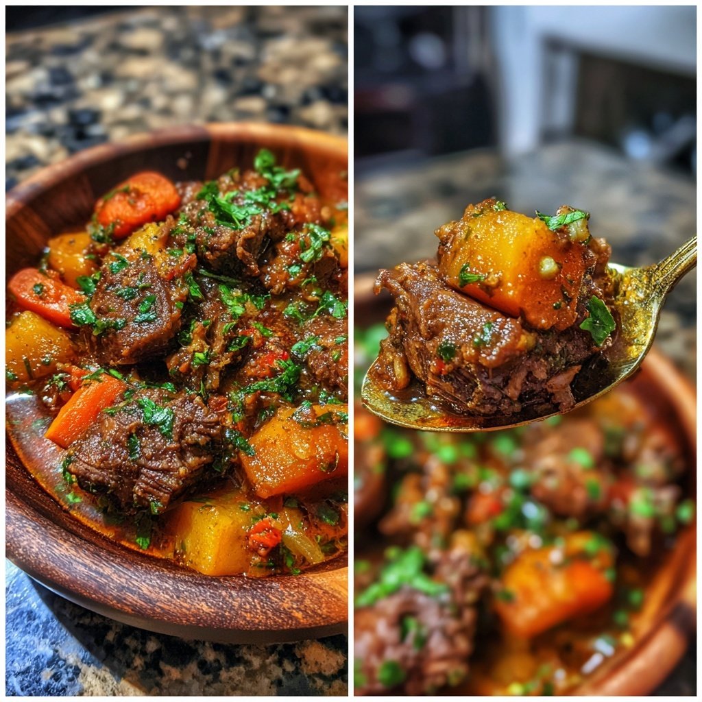 Jamaikanischer Ochsenschwanz Eintopf