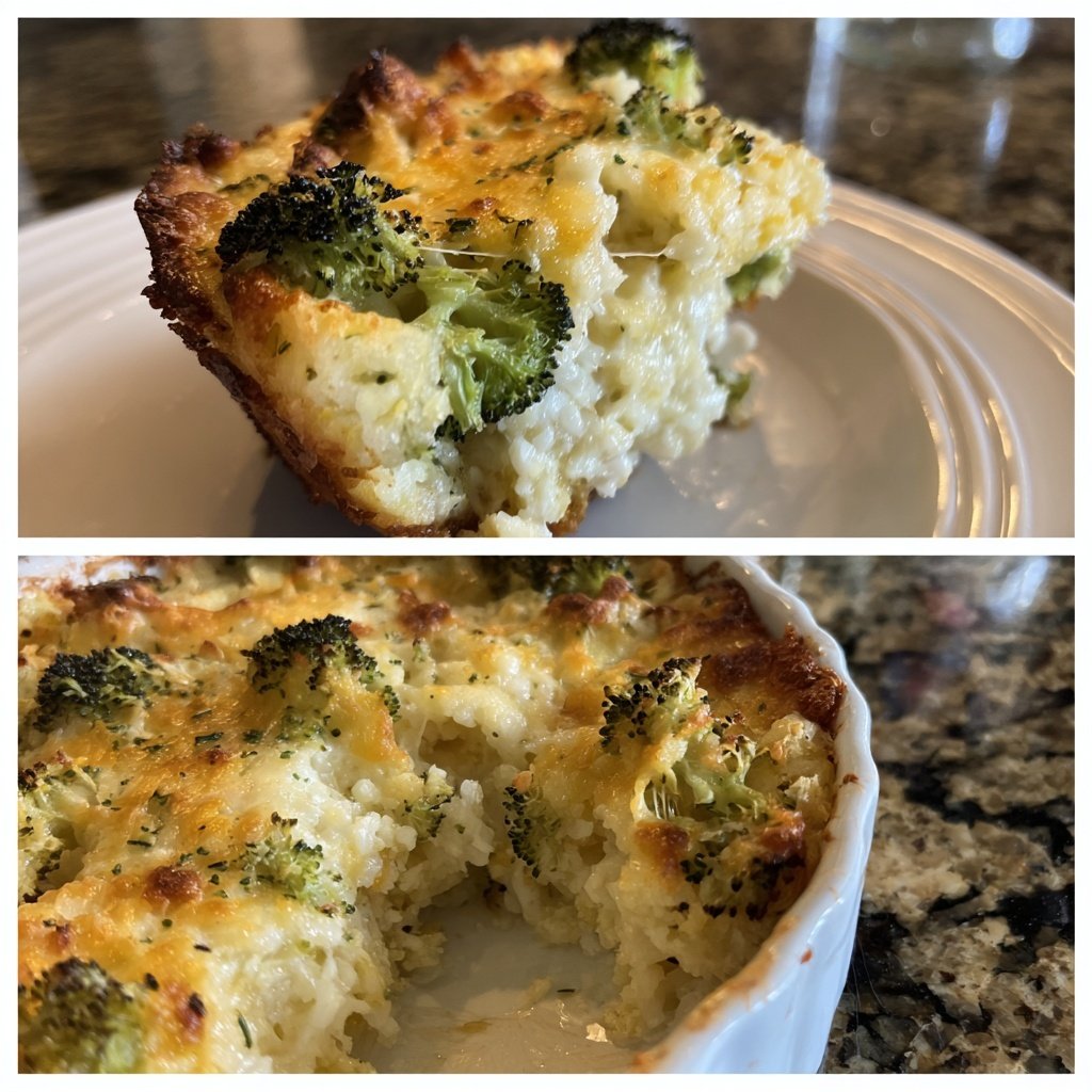 Käse Brokkoli Reis Auflauf