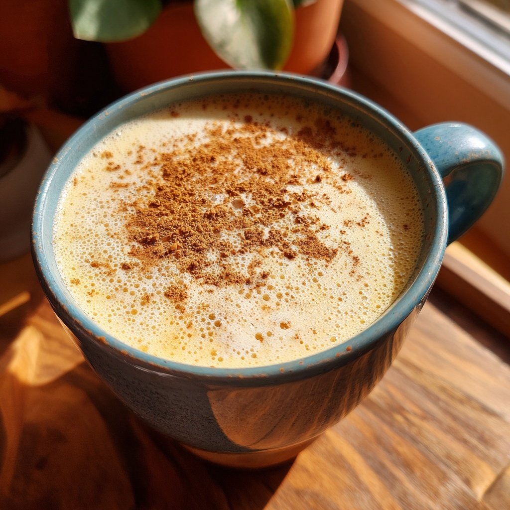 Veganer Eierpunsch mit Sojamilch