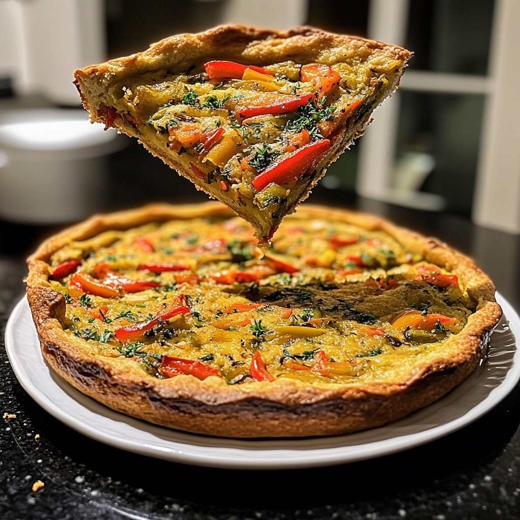 Frühstück Auflauf mit Gemüse