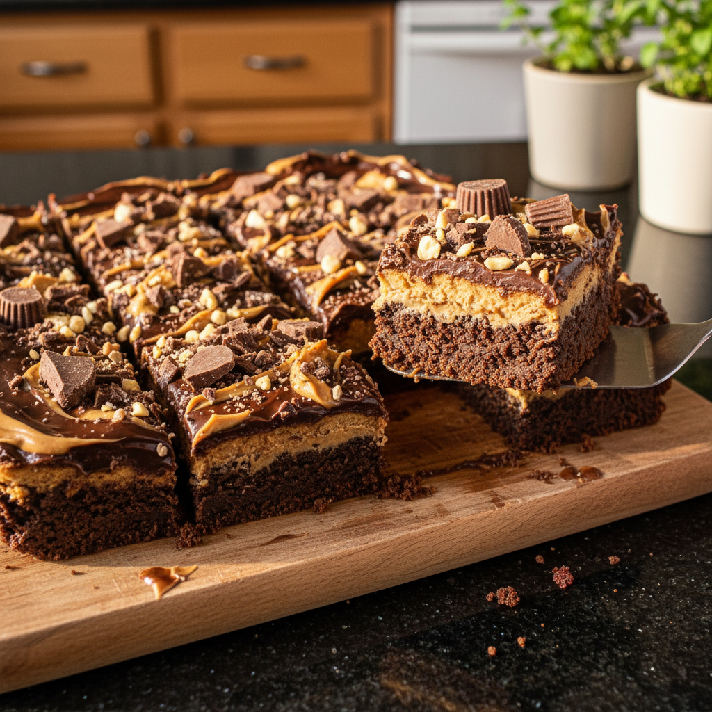 Reese’s Schokoladen Käsekuchen Häppchen