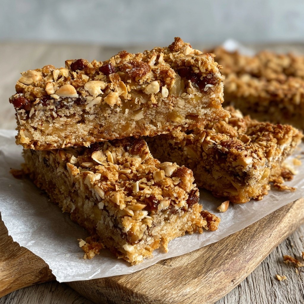 Nussige Bananen Power Riegel