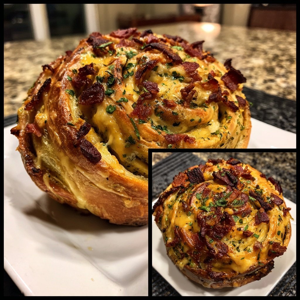 Cheddar Bacon Ranch Schnecken