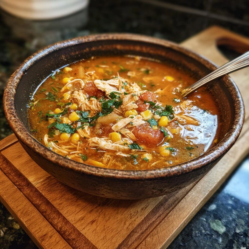 Soul Food Hühnchen Tortilla Suppe