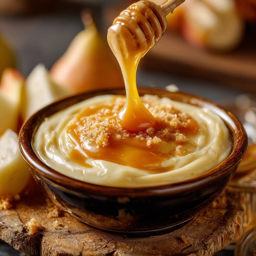 Gesalzenes Karamell Fondue Dekadenz