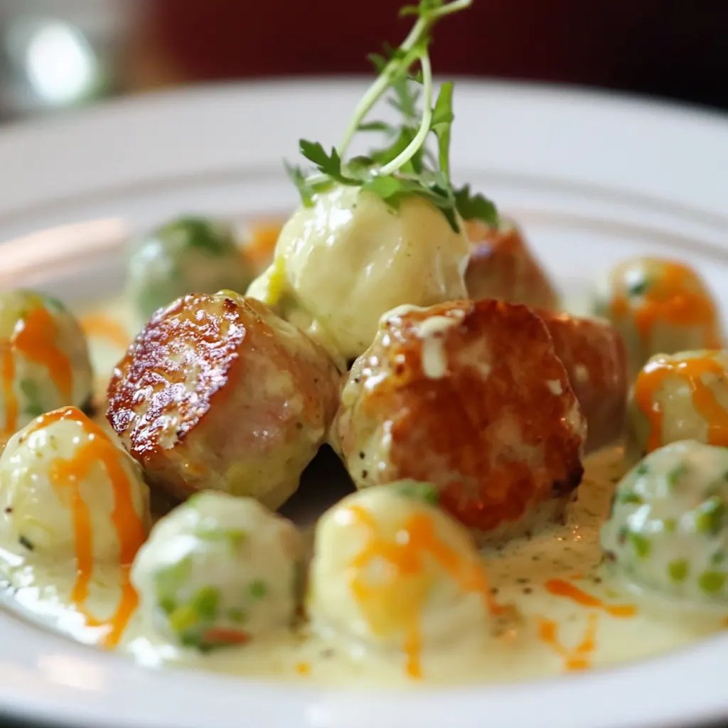 Rosenkohl in Frischkäse-Senfsauce