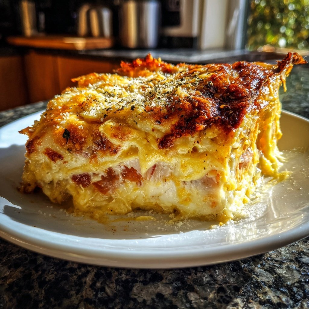 Parmesan-Kruste-Kabeljau-Auflauf