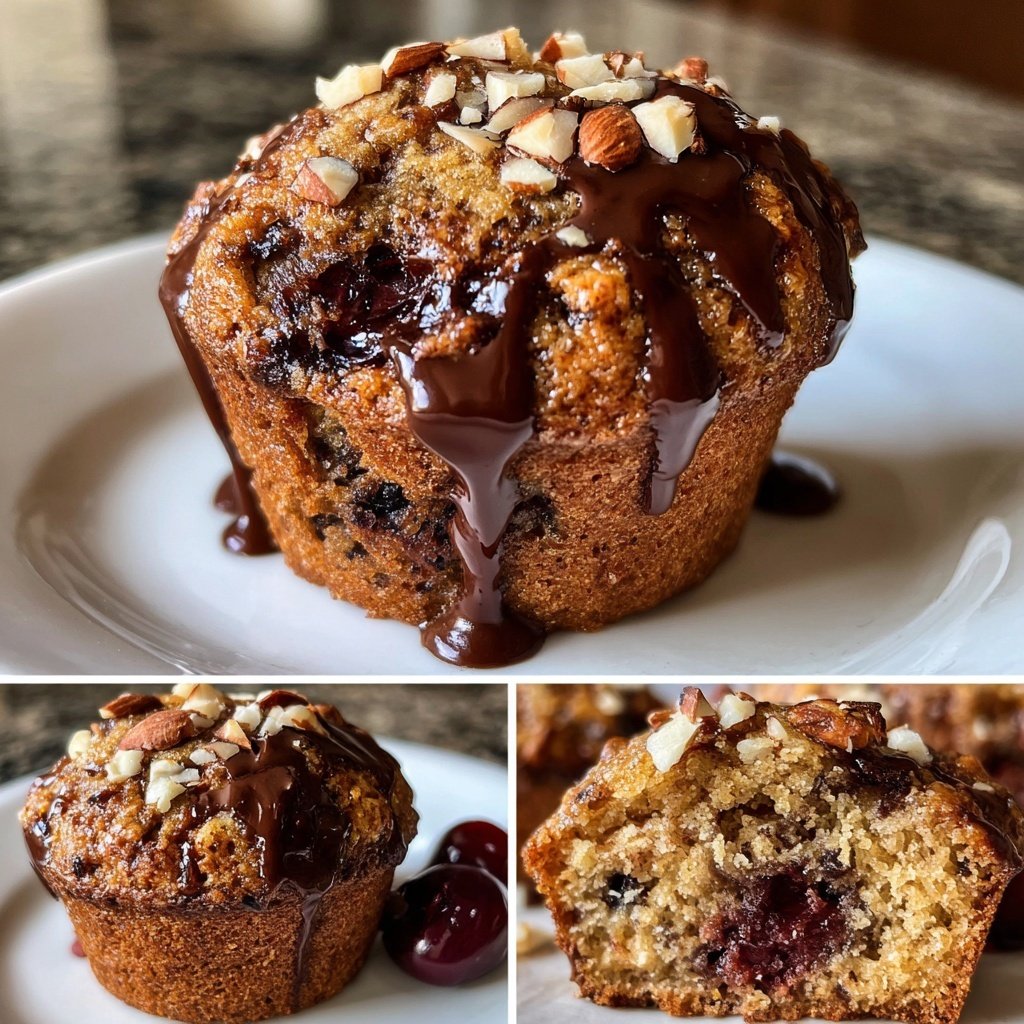 Kirsch Mandel Schoko Cupcakes