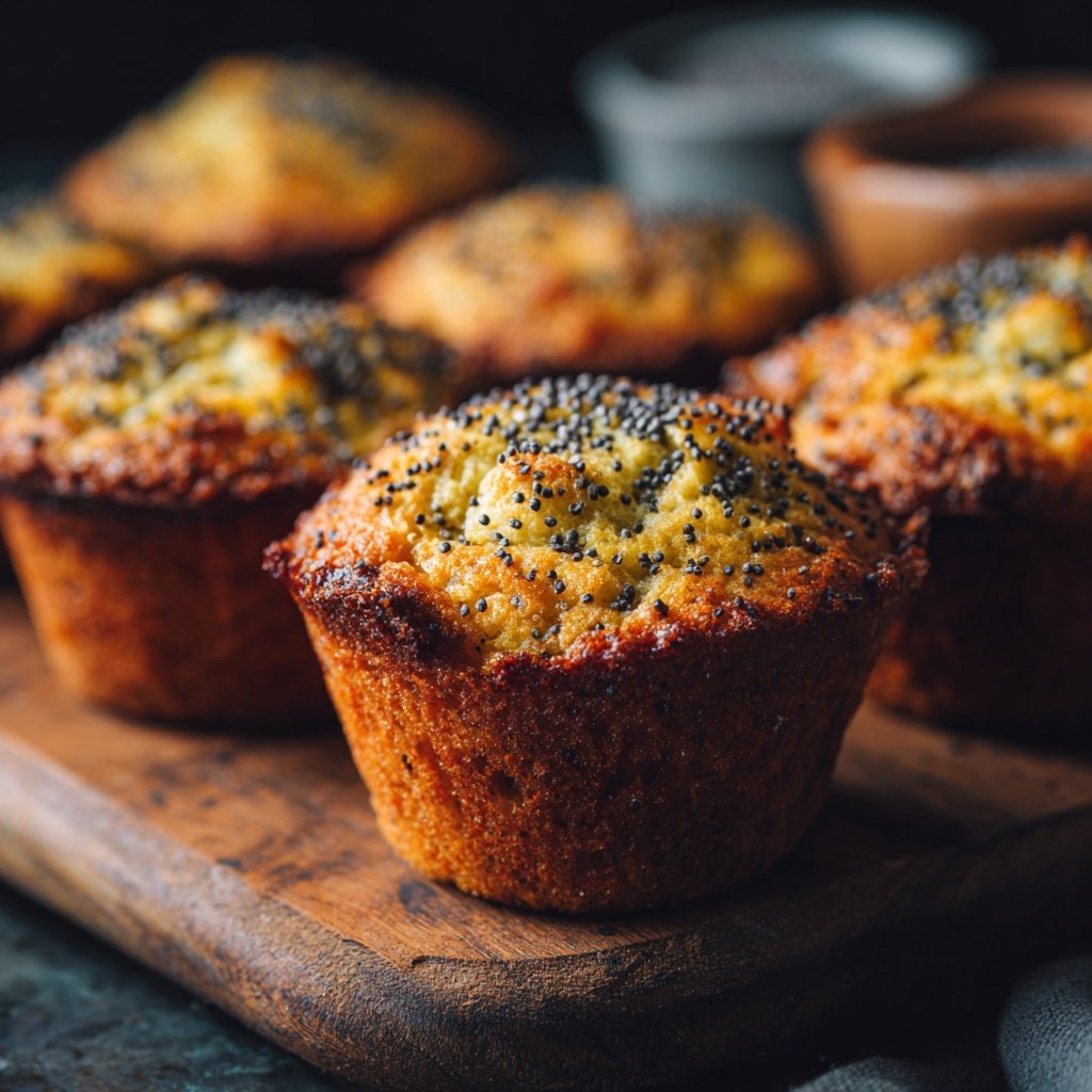 Zitrone-Mohn-Muffins