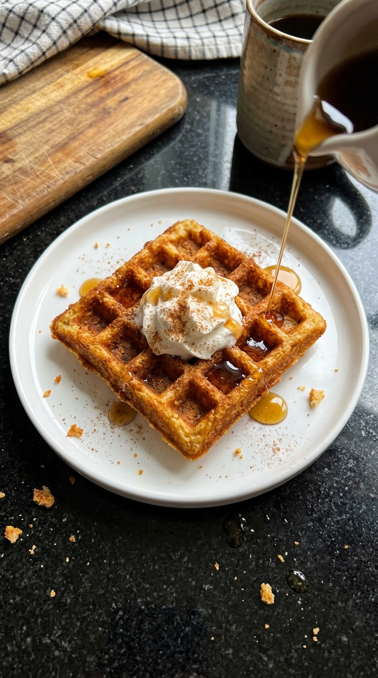 Keto Waffeln mit Zimt