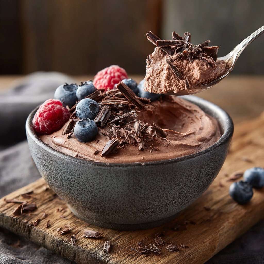 Schokoladen Mousse In Bechern