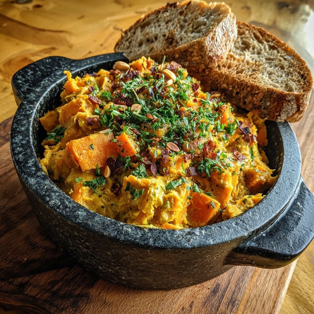 Süßkartoffel-Erdnuss-Eintopf