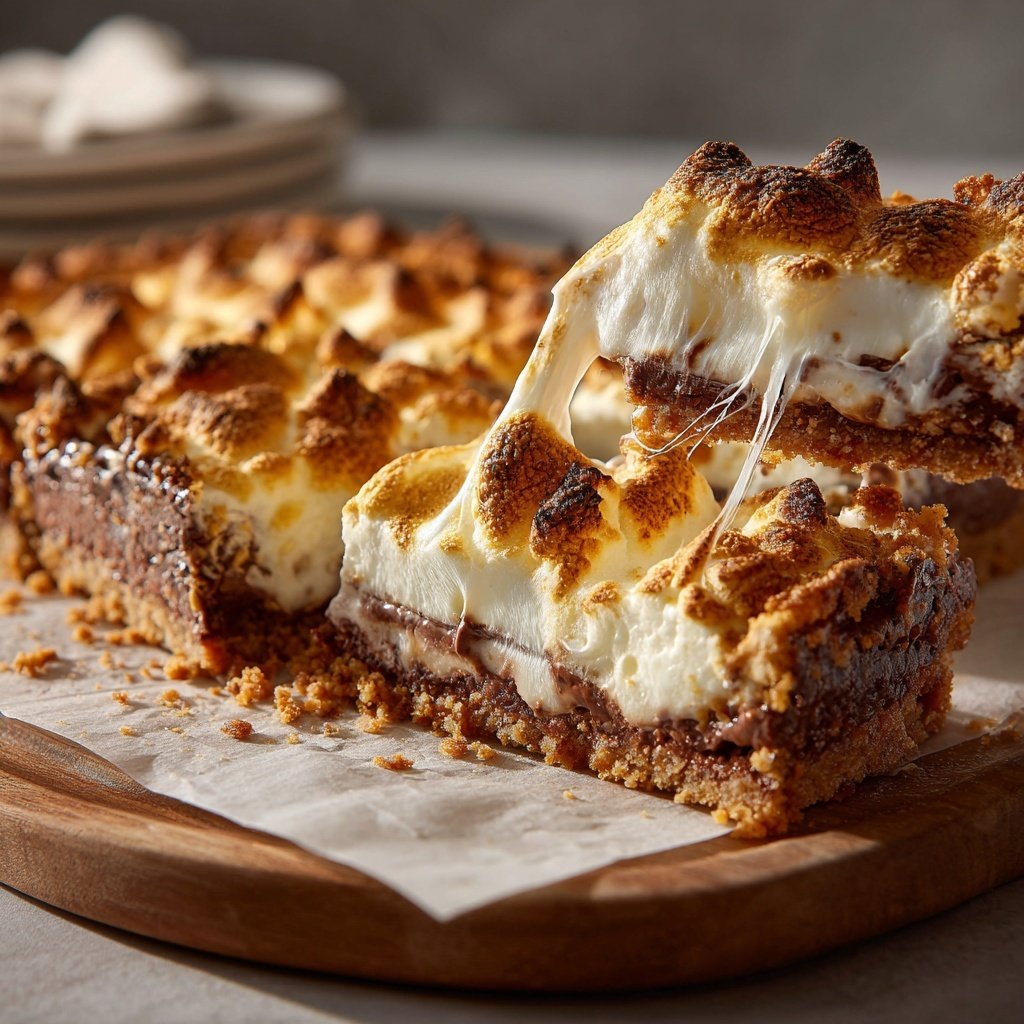 S’mores Käsekuchen Riegel