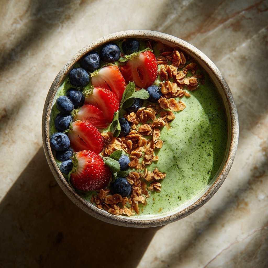 Protein-Smoothie Bowl genießen