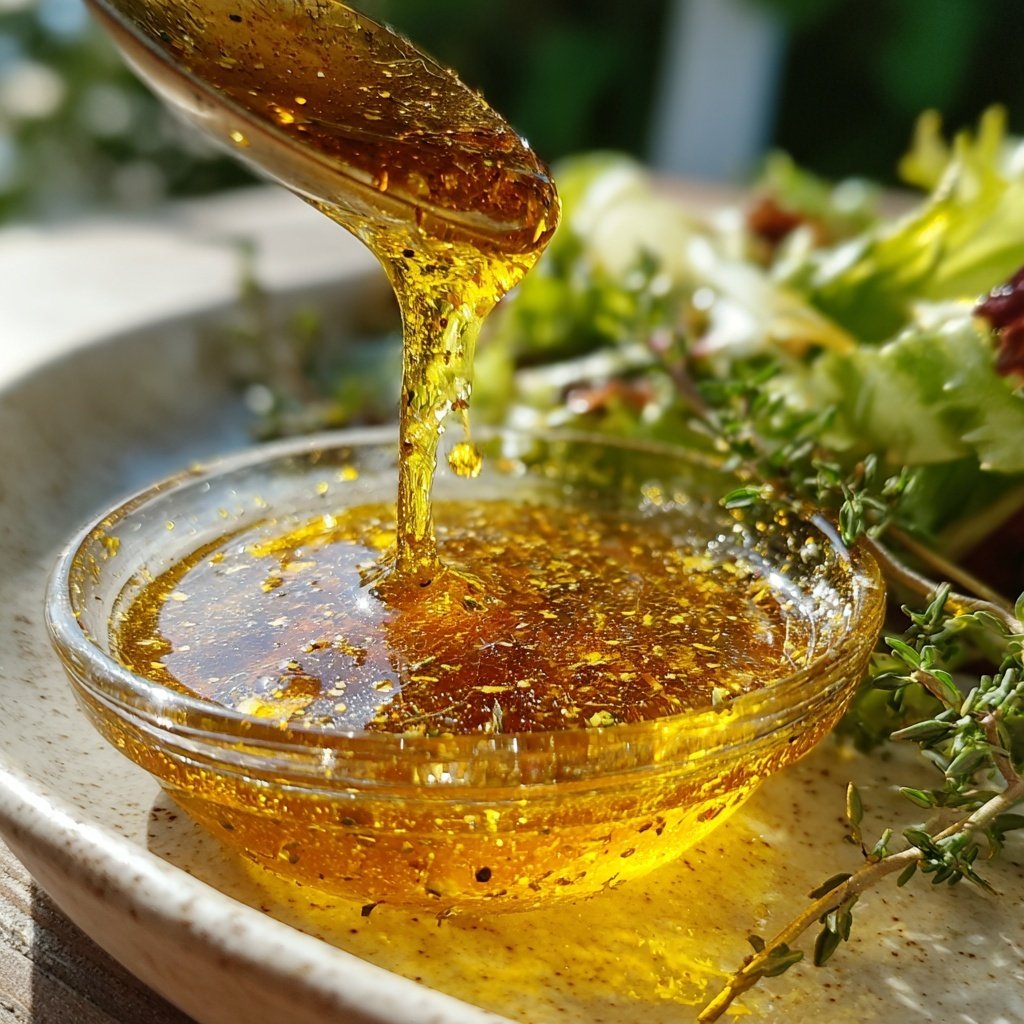 Meyer Zitronen Honig Thymian Vinaigrette