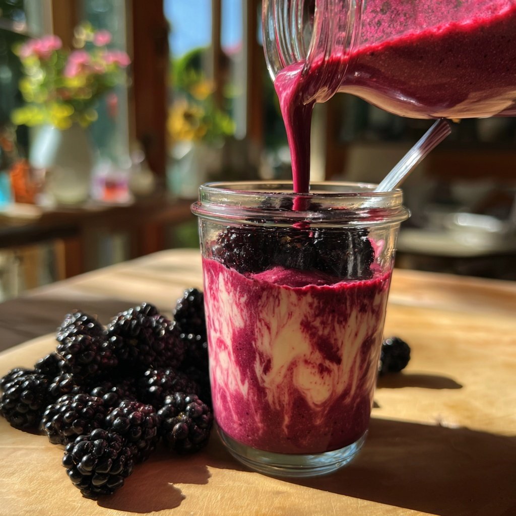 Brombeer Mandel Smoothie